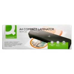 PLASTIFICADORA Q-CONNECT COMPACTA KF19061 DIN A4 PLASTIFICADO CALIENTE/FRIO LUCES READY/POWER 2 RODILLOS