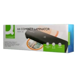 PLASTIFICADORA Q-CONNECT COMPACTA KF19061 DIN A4 PLASTIFICADO CALIENTE/FRIO LUCES READY/POWER 2 RODILLOS