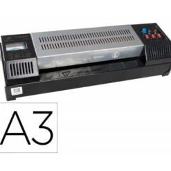 PLASTIFICADORA Q-CONNECT KF16918 PROFESIONAL RUGERIZADA CALIENTE DIN A3 CUATRO RODILLOS HASTA 200