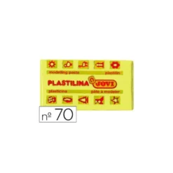 Plastilina Jovi color amarillo claro pequeña 50 gr