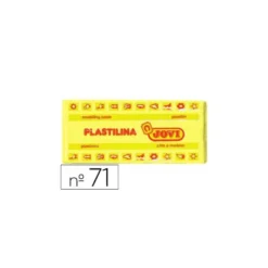 Plastilina Jovi color amarillo claro mediano 150 gr