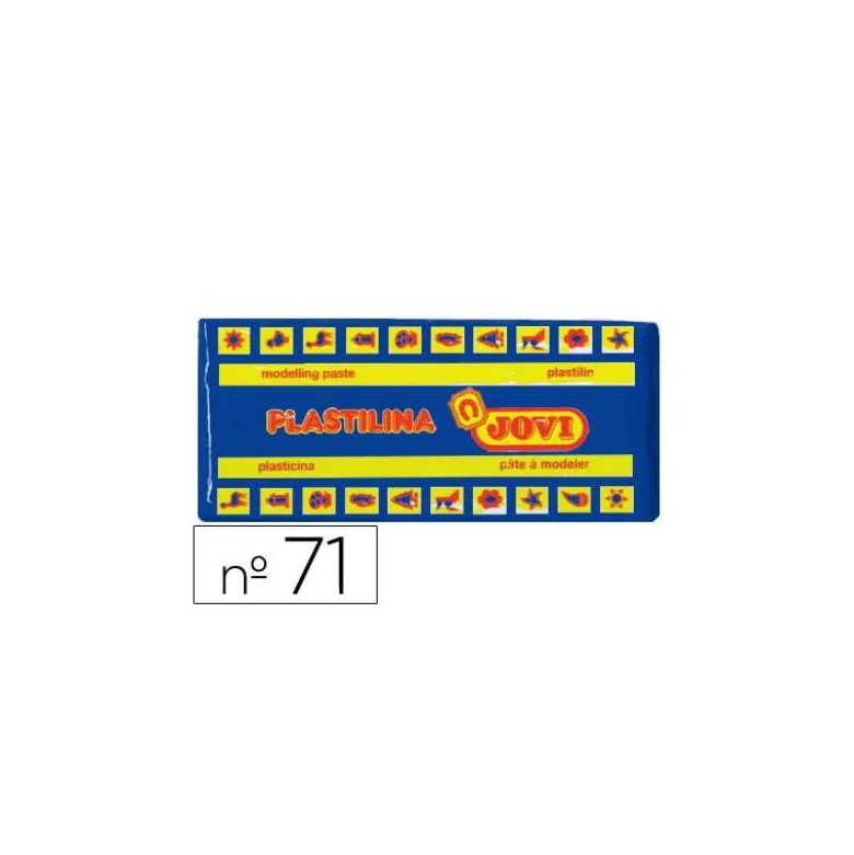 Plastilina Jovi color Azul oscuro mediano 150 gr