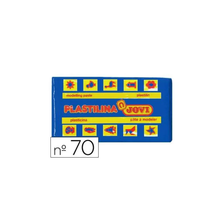 Plastilina Jovi color azul oscuro pequeña 50 gr
