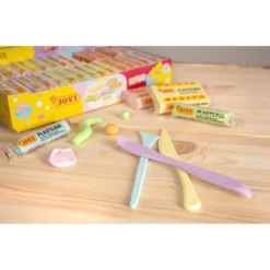 Plastilina Jovi colores pastel surtidos caja 30 unidades 50 gr