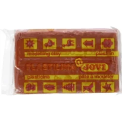 Plastilina Jovi color marron pequeña 50 gr