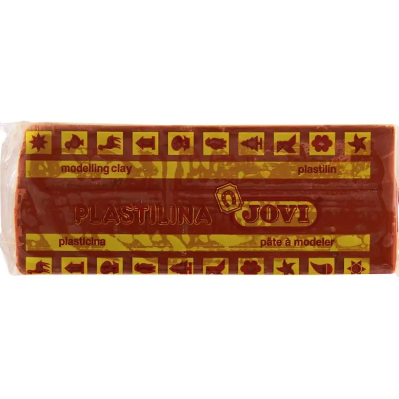 Plastilina Jovi color marron mediano 150 gr