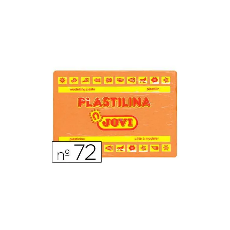 Plastilina Jovi color Naranja grande 350 gr