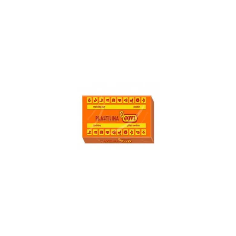 Plastilina Jovi color Naranja grande 350 gr