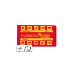 Plastilina Jovi color rojo pequeña 50 gr