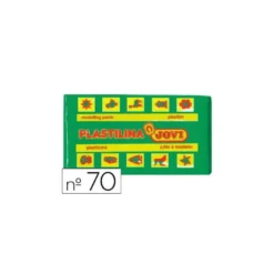 Plastilina Jovi color verde claro pequeña 50 gr