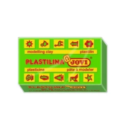 Plastilina Jovi color verde claro pequeña 50 gr