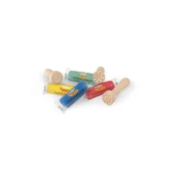 PLASTILINA JOVI MY FIRST BABY SUPER BLANDA 38 G BAUL CON 20 UNIDADES COLORES SURTIDOS + 9 SELLOS MADERA SURTIDOS