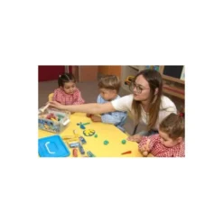 PLASTILINA JOVI MY FIRST BABY SUPER BLANDA 38 G BAUL CON 20 UNIDADES COLORES SURTIDOS + 9 SELLOS MADERA SURTIDOS