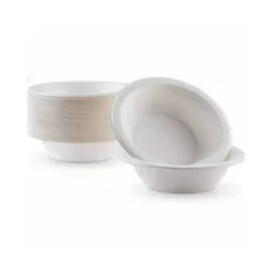 PLATO DE FIBRA BIO BOL 340/350 CC PAQUETE DE 50 UNIDADES