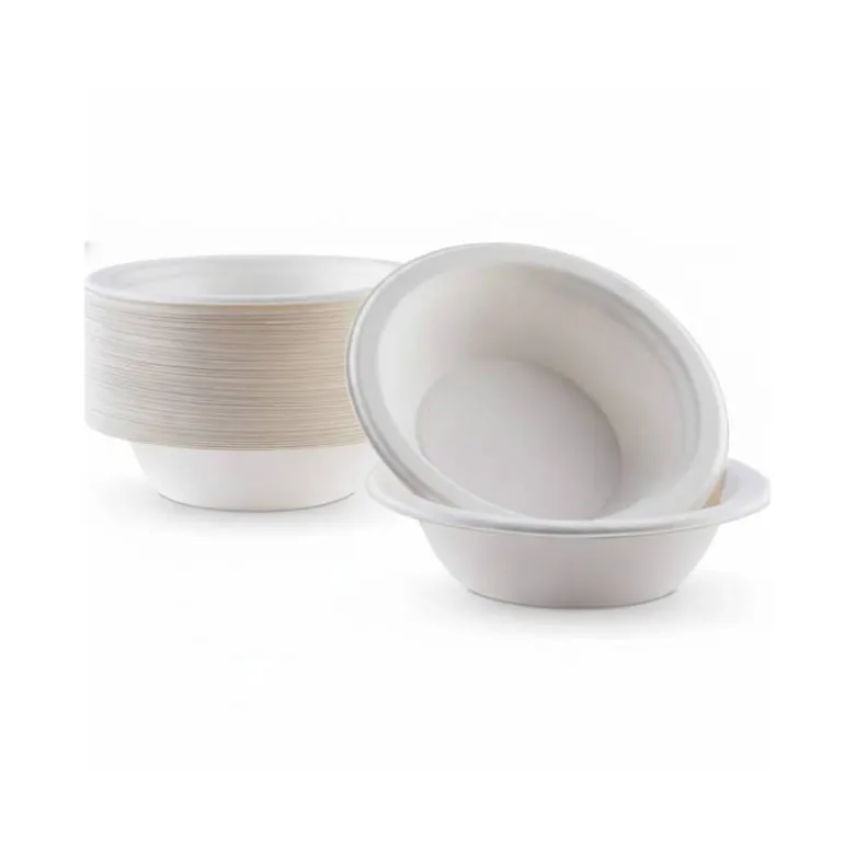 PLATO DE FIBRA BIO BOL 340/350 CC PAQUETE DE 50 UNIDADES