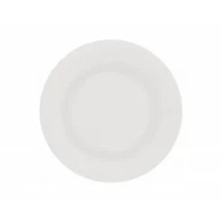 PLATO PAPEL RECICLABLE BLANCO 18 CM PAQUETE 50 UNIDADES