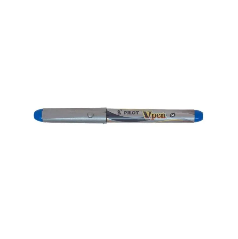 Pluma pilot v pen silver desechable azul svp-4ml