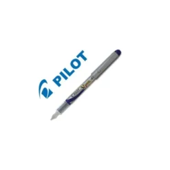 Pluma pilot v pen silver desechable azul svp-4ml