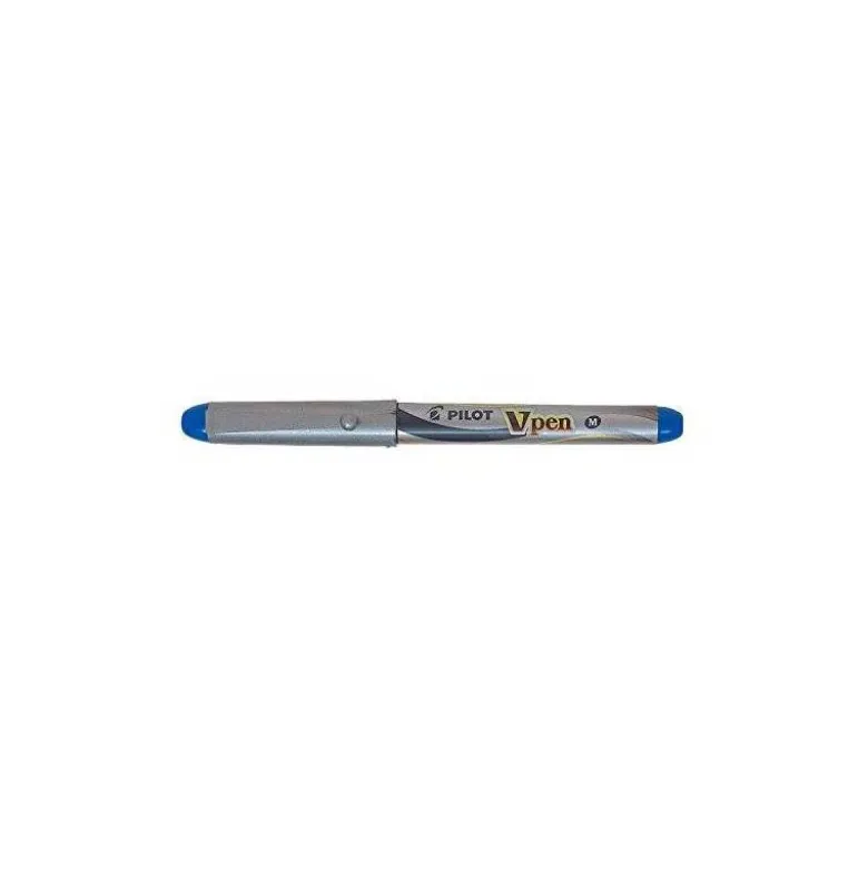 Pluma pilot v pen silver desechable negro svp-4wb