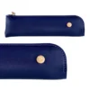 PLUMA Y ESTUCHE BELIUS SOIREE COLOR ART DECO AZUL MARINO Y DORADO TINTA AZUL CAJA DE DISEÑO