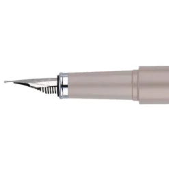 PLUMA Y FUNDA DE SIMILPIEL BELIUS SPACE B COLOR MINIMALISTA GRIS TINTA AZUL CAJA DE DISEÑO