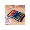 PLUMIER ESCOLAR MILAN 430 SINCE 1918 DOBLE CON ACCESORIOS COLOR VERDE 195X50X130 MM