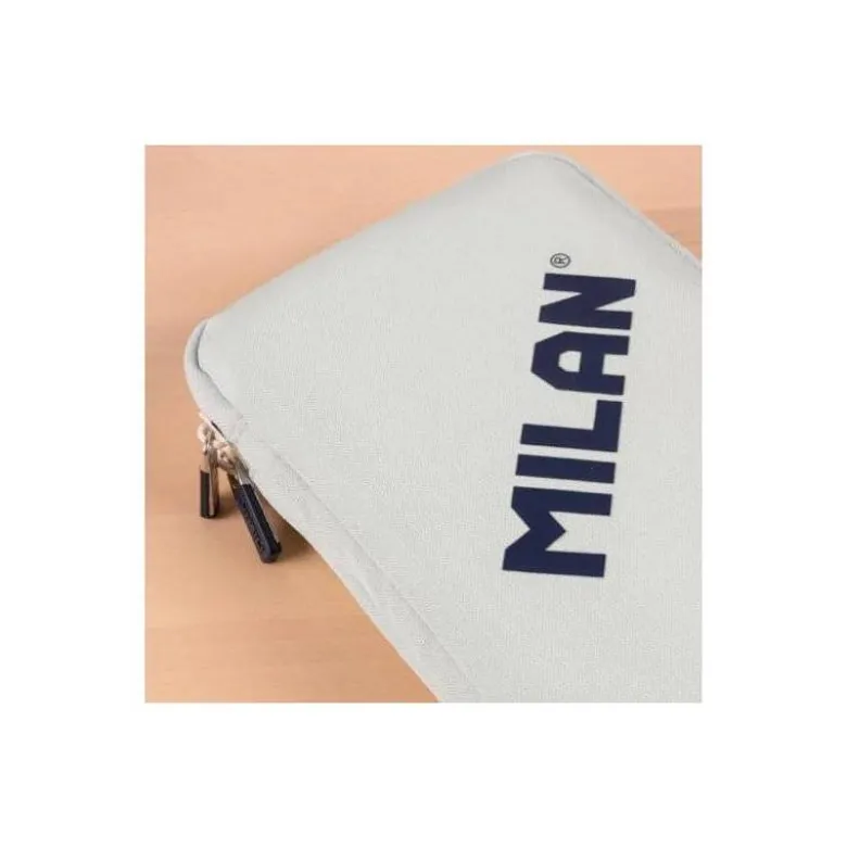 PLUMIER ESCOLAR MILAN 430 SINCE 1918 DOBLE CON ACCESORIOS COLOR VERDE 195X50X130 MM
