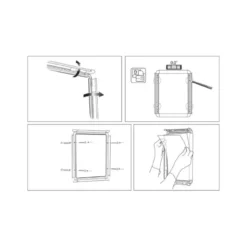 Porta anuncios Clipdown NOBO aluminio DIN A4