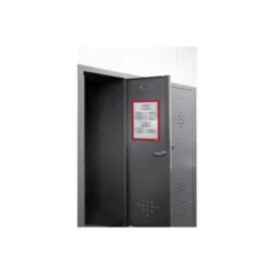 Porta anuncios Durable magnetico adhesivo A4 rojo