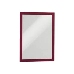 Porta anuncios Durable magnetico adhesivo A4 rojo