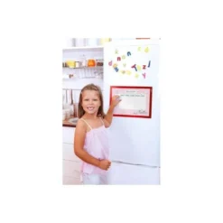 Porta anuncios Durable magnetico adhesivo A4 rojo