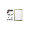 Porta anuncios Durable magnético adhesivo A4 oro