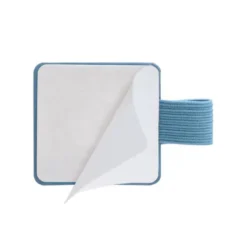 PORTABOLIGRAFO AUTOADHESIVO ANTARTIK PARA CUADERNO NOTE CON ELASTICO HASTA 15 MM GROSOR 80 MM AZUL CLARO 40X40