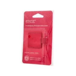 PORTABOLIGRAFO AUTOADHESIVO ANTARTIK PARA CUADERNO NOTE CON ELASTICO HASTA 15 MM GROSOR 80 MM FUCSIA 40X40 MM