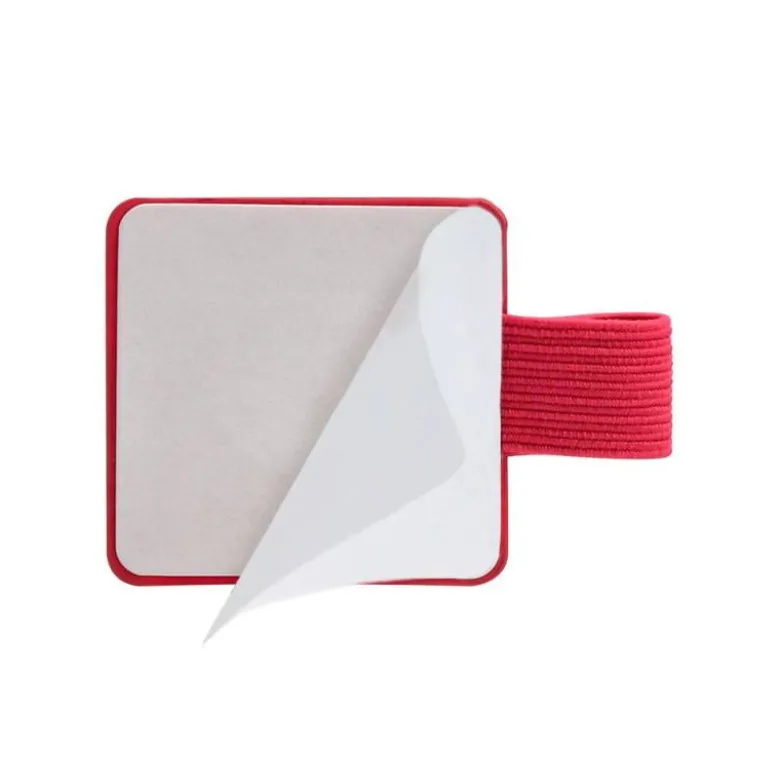 PORTABOLIGRAFO AUTOADHESIVO ANTARTIK PARA CUADERNO NOTE CON ELASTICO HASTA 15 MM GROSOR 80 MM FUCSIA 40X40 MM