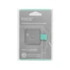 PORTABOLIGRAFO AUTOADHESIVO ANTARTIK PARA CUADERNO NOTE CON ELASTICO HASTA 15 MM GROSOR 80 MM GRIS Y TURQUESA