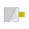 PORTABOLIGRAFO AUTOADHESIVO ANTARTIK PARA CUADERNO NOTE CON ELASTICO HASTA 15 MM GROSOR 80 MM MORADO Y AMARILLO