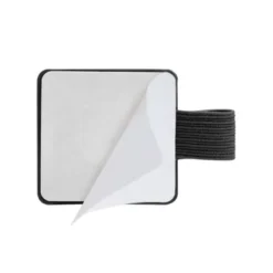 PORTABOLIGRAFO AUTOADHESIVO ANTARTIK PARA CUADERNO NOTE CON ELASTICO HASTA 15 MM GROSOR 80 MM NEGRO