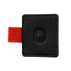 PORTABOLIGRAFO AUTOADHESIVO ANTARTIK PARA CUADERNO NOTE CON ELASTICO HASTA 15 MM GROSOR 80 MM NEGRO Y ROJO
