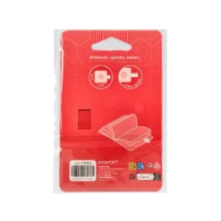 PORTABOLIGRAFO AUTOADHESIVO ANTARTIK PARA CUADERNO NOTE CON ELASTICO HASTA 15 MM GROSOR 80 MM ROJO 40X40 MM
