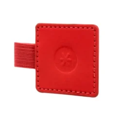 PORTABOLIGRAFO AUTOADHESIVO ANTARTIK PARA CUADERNO NOTE CON ELASTICO HASTA 15 MM GROSOR 80 MM ROJO 40X40 MM