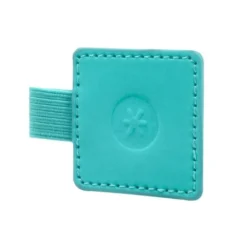 PORTABOLIGRAFO AUTOADHESIVO ANTARTIK PARA CUADERNO NOTE CON ELASTICO HASTA 15 MM GROSOR 80 MM TURQUESA 40X40