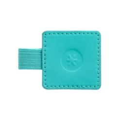 PORTABOLIGRAFO AUTOADHESIVO ANTARTIK PARA CUADERNO NOTE CON ELASTICO HASTA 15 MM GROSOR 80 MM TURQUESA 40X40