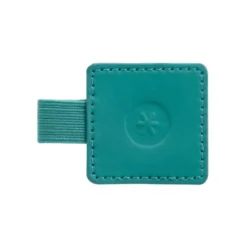 PORTABOLIGRAFO AUTOADHESIVO ANTARTIK PARA CUADERNO NOTE CON ELASTICO HASTA 15 MM GROSOR 80 MM VERDE AGUAMARINA