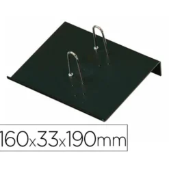 PORTACALENDARIO PLASTICO FAIBO PARA BLOC BUFETE 100% RECICLABLE COLOR NEGRO 160X33X190 MM