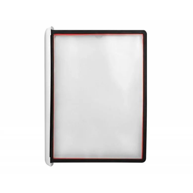 PORTACATALOGO DE PARED PLASTICO LIDERPAPEL CON 10 FUNDAS DIN A4 COLORES SURTIDOS