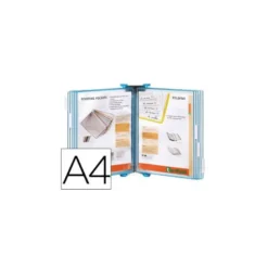 Portacatalogo de pared polipropileno marca Tarifold con 10 fundas Din A4