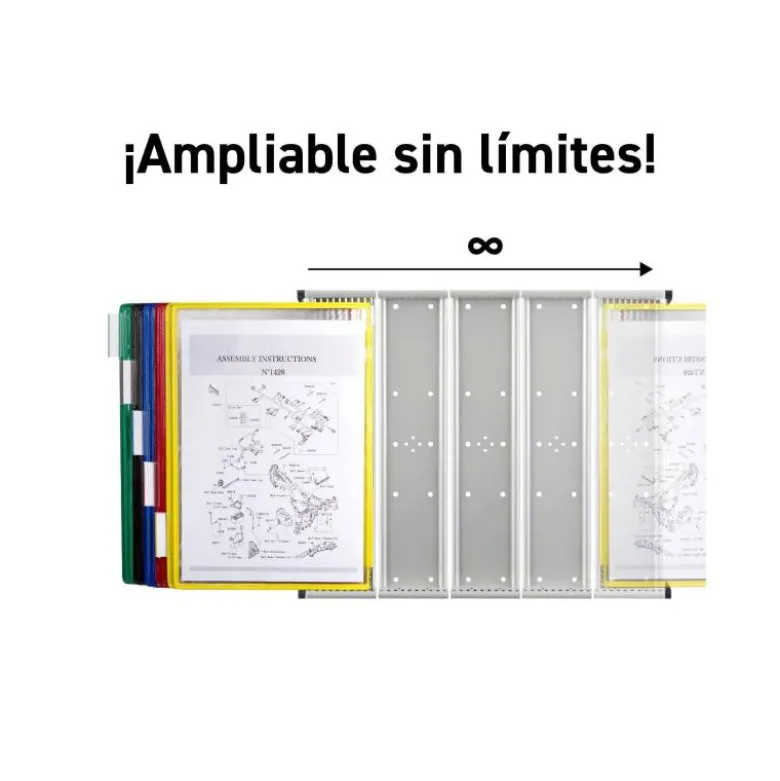 Portacatalogo Tarifold sobremesa Din A4 colores surtidos