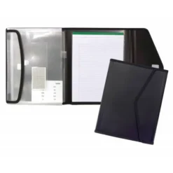 Portadocumentos Carpeta Beautone Negro Cierre Velcro A4