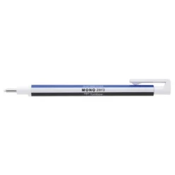 PORTAGOMAS TOMBOW MONO ZERO CON CLIP GOMA REDONDA 2,3MM DIAMETRO + 2 RECAMBIOS